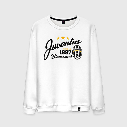 Мужской свитшот Juventus 1897 / Белый – фото 1