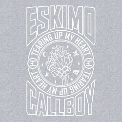 Свитшот хлопковый мужской Eskimo Callboy: Tearing Up My Heart, цвет: меланж — фото 2