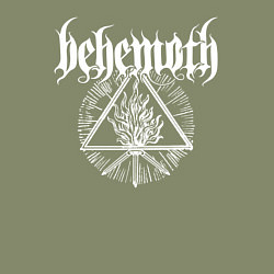 Свитшот хлопковый мужской Behemoth, цвет: авокадо — фото 2