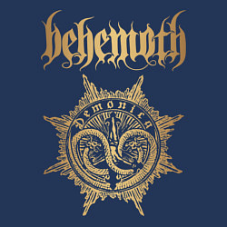 Свитшот хлопковый мужской Behemoth: Demonica, цвет: тёмно-синий — фото 2