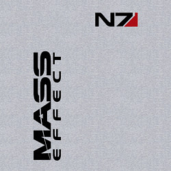 Свитшот хлопковый мужской MASS EFFECT N7, цвет: меланж — фото 2