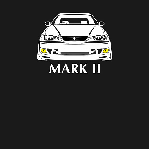 Мужской свитшот Toyota Mark2 JZX100 / Черный – фото 3