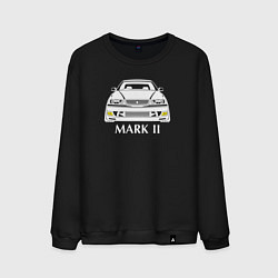 Свитшот хлопковый мужской Toyota Mark2 JZX100, цвет: черный