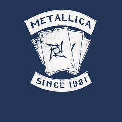 Свитшот хлопковый мужской Metallica Since 1981, цвет: тёмно-синий — фото 2