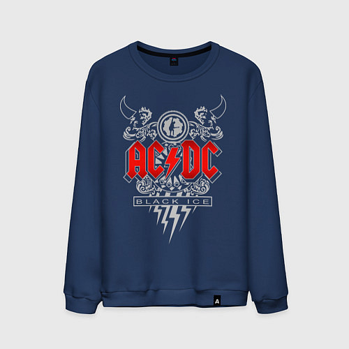 Мужской свитшот AC/DC: Black Ice / Тёмно-синий – фото 1