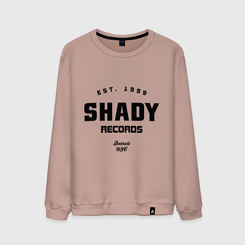 Мужской свитшот Shady records / Пыльно-розовый – фото 1