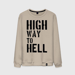 Мужской свитшот High way to hell