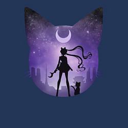 Свитшот хлопковый мужской Pretty Soldier Sailor Moon, цвет: тёмно-синий — фото 2