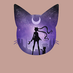 Свитшот хлопковый мужской Pretty Soldier Sailor Moon, цвет: пыльно-розовый — фото 2