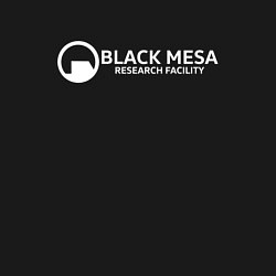 Свитшот хлопковый мужской Black Mesa: Research Facility, цвет: черный — фото 2