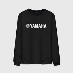 Свитшот хлопковый мужской YAMAHA, цвет: черный