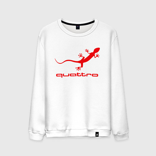 Мужской свитшот AUDI / Белый – фото 1