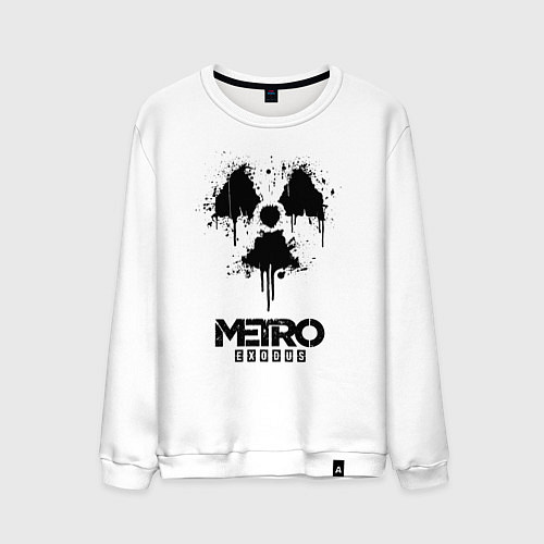Мужской свитшот METRO EXODUS / Белый – фото 1