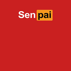 Свитшот хлопковый мужской Senpai: Pornhub Style, цвет: красный — фото 2