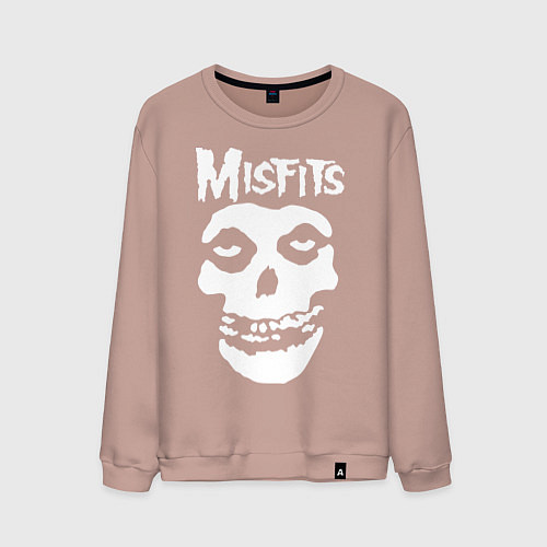Мужской свитшот Misfits / Пыльно-розовый – фото 1