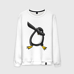 Свитшот хлопковый мужской DAB Pinguin, цвет: белый