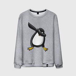 Свитшот хлопковый мужской DAB Pinguin, цвет: меланж