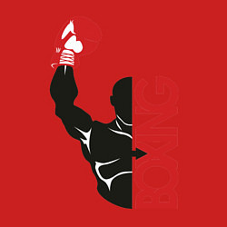 Свитшот хлопковый мужской Boxing, цвет: красный — фото 2