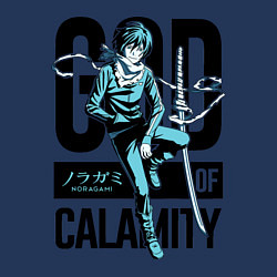 Свитшот хлопковый мужской God of Calamity, цвет: тёмно-синий — фото 2