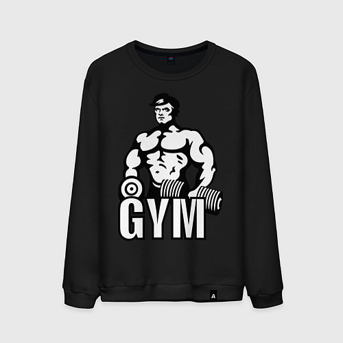 Мужской свитшот Gym Men's / Черный – фото 1