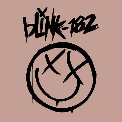 Мужской свитшот BLINK-182 / Пыльно-розовый – фото 3