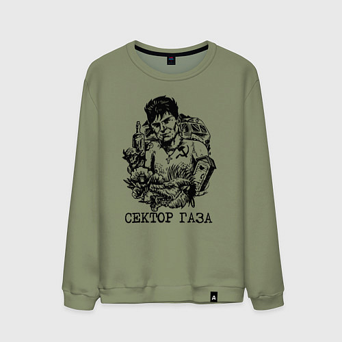 Мужской свитшот Юра Хой / Авокадо – фото 1