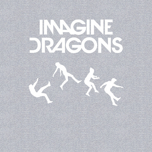Мужской свитшот IMAGINE DRAGONS / Меланж – фото 3