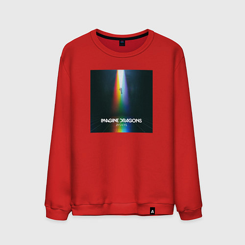 Мужской свитшот IMAGINE DRAGONS / Красный – фото 1