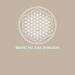 Свитшот хлопковый мужской BRING ME THE HORIZON, цвет: миндальный — фото 2