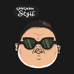 Свитшот хлопковый мужской Gangnam Style, цвет: черный — фото 2