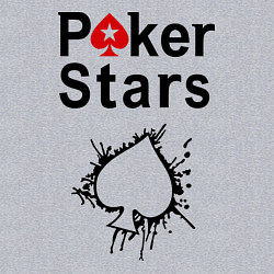 Свитшот хлопковый мужской Poker Stars, цвет: меланж — фото 2