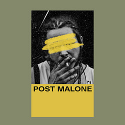 Свитшот хлопковый мужской Post Malone, цвет: авокадо — фото 2