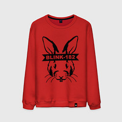 Свитшот хлопковый мужской Blink-182, цвет: красный