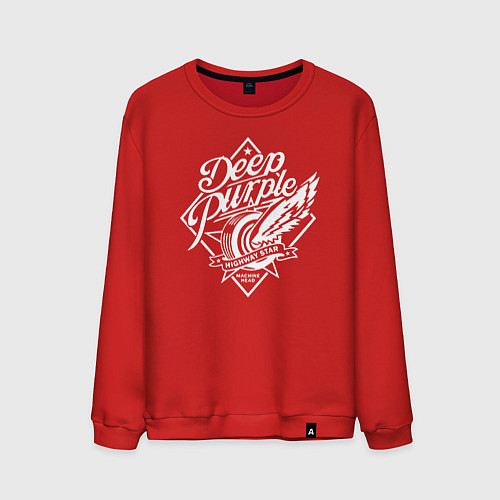 Мужской свитшот Deep Purple: Machine Head / Красный – фото 1