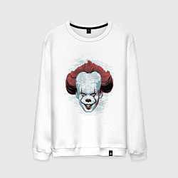 Свитшот хлопковый мужской Pennywise, цвет: белый