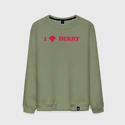 Мужской свитшот I love Derry