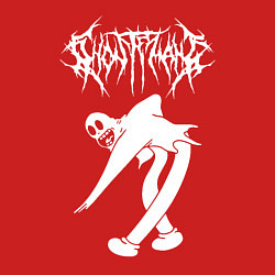 Свитшот хлопковый мужской GHOSTEMANE, цвет: красный — фото 2