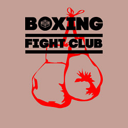 Свитшот хлопковый мужской Boxing Fight club in Russia, цвет: пыльно-розовый — фото 2