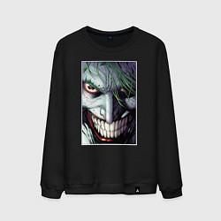 Свитшот хлопковый мужской Joker, цвет: черный