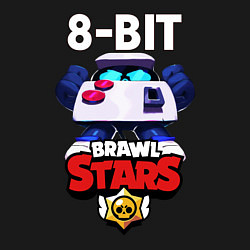 Свитшот хлопковый мужской Brawl Stars 8-BIT, цвет: черный — фото 2