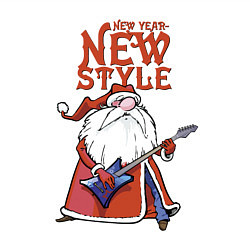 Свитшот хлопковый мужской New Year - new style!, цвет: белый — фото 2