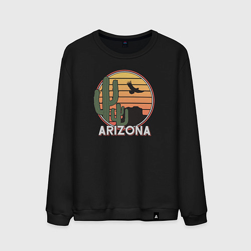 Мужской свитшот Аризона / Черный – фото 1