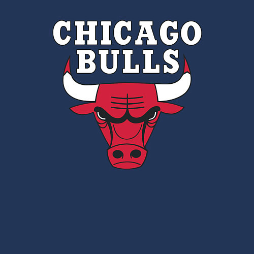 Мужской свитшот CHICAGO BULLS / Тёмно-синий – фото 3