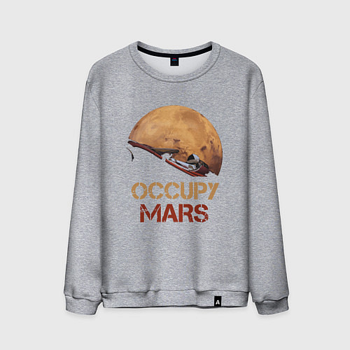 Мужской свитшот Захватить Марс / Меланж – фото 1