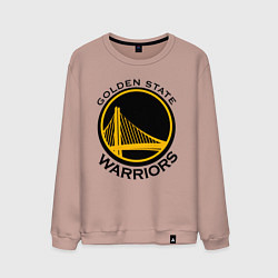 Свитшот хлопковый мужской GOLDEN STATE WARRIORS, цвет: пыльно-розовый