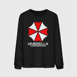 Свитшот хлопковый мужской UMBRELLA CORP, цвет: черный