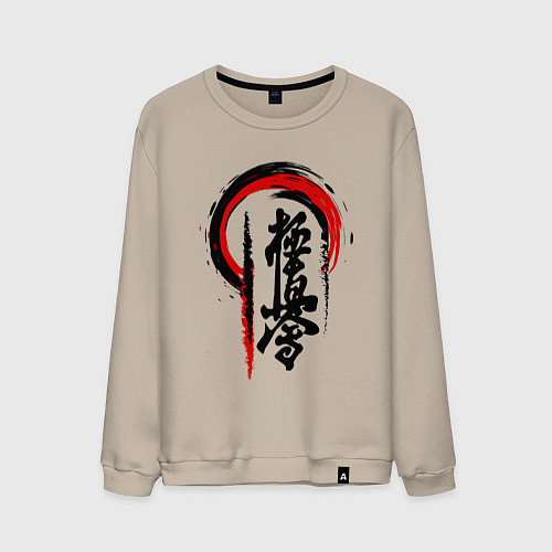 Мужской свитшот Kyokushinkai / Миндальный – фото 1