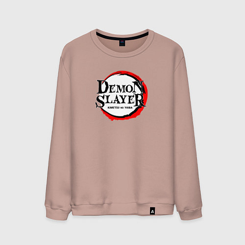 Мужской свитшот KIMETSU NO YAIBA / Пыльно-розовый – фото 1