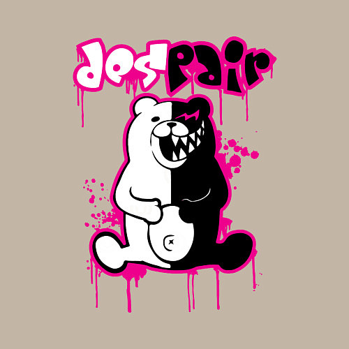 Мужской свитшот MONOKUMA / Миндальный – фото 3