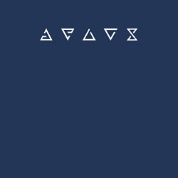 Свитшот хлопковый мужской Знаки, цвет: тёмно-синий — фото 2